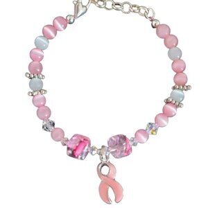 Brand New Pink Ribbon Awareness Ribbon  #33